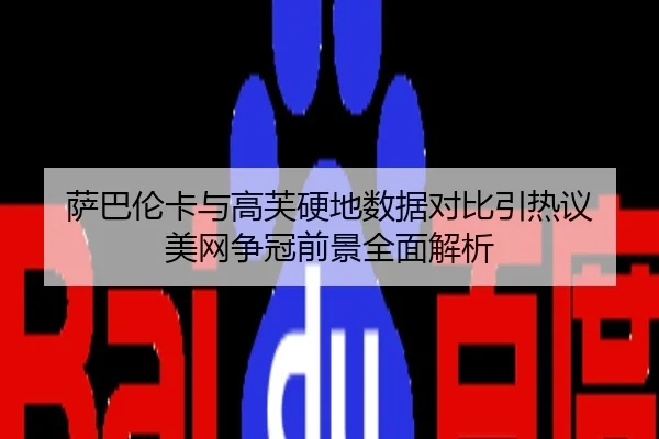 萨巴伦卡与高芙硬地数据对比引热议 美网争冠前景全面解析